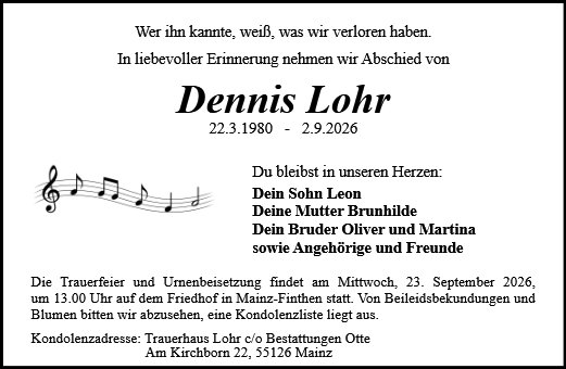 Dennis Lohr