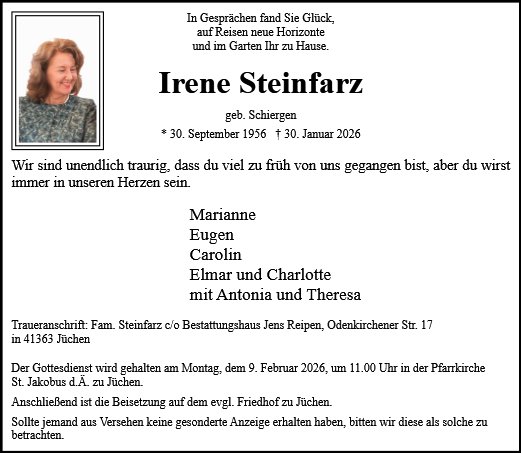 Irene Steinfarz