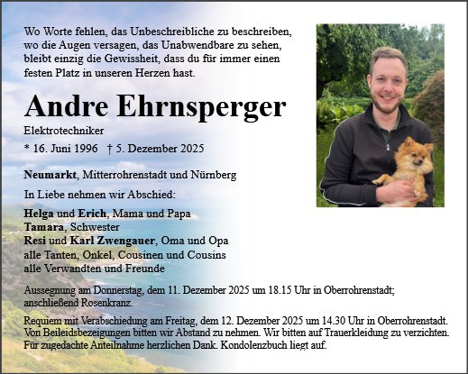 Andre Ehrnsperger