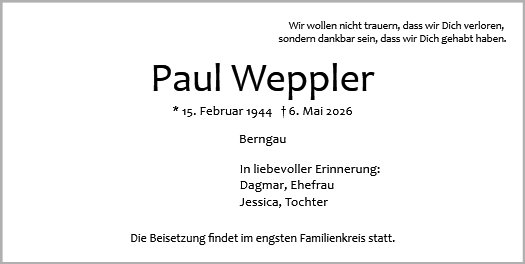 Paul Weppler