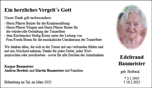 Edeltraud Baumeister