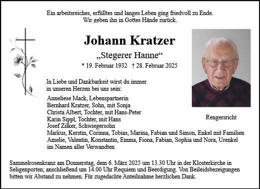 Johann Kratzer