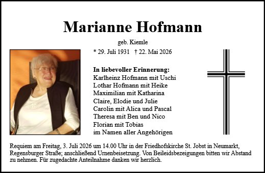 Marianne Hofmann