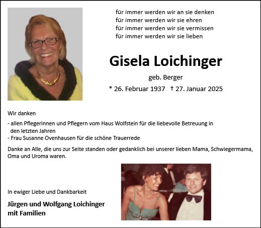 Gisela Loichinger