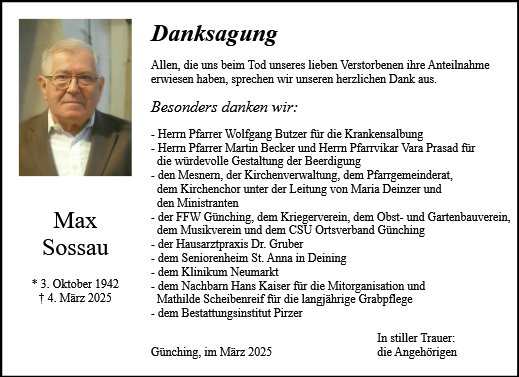 Max Sossau
