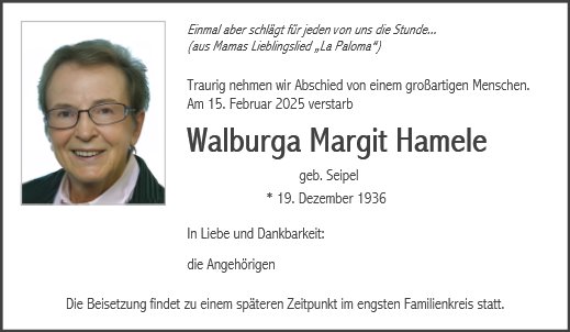 Walburga Hamele