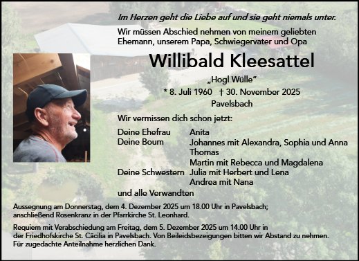Willibald Kleesattel