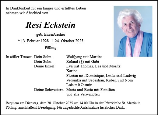 Resi Eckstein