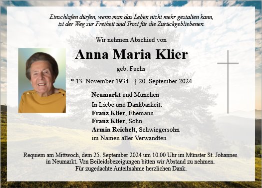 Anna Maria Klier