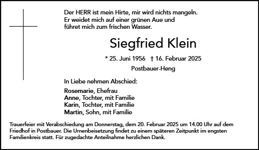 Siegfried Klein