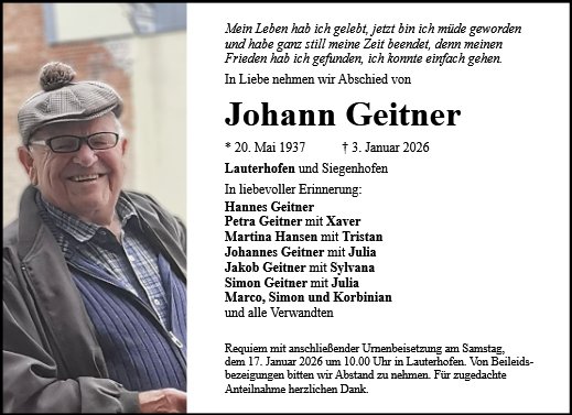 Johann Baptist Geitner