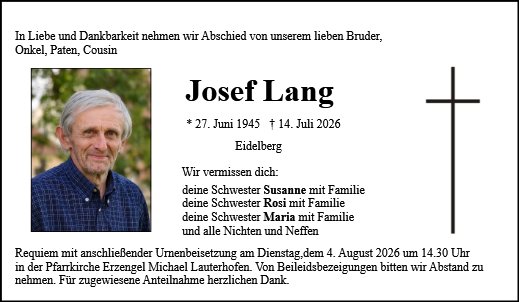 Josef Lang