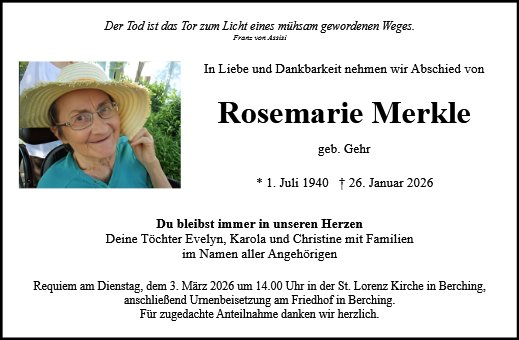 Rosemarie Merkle