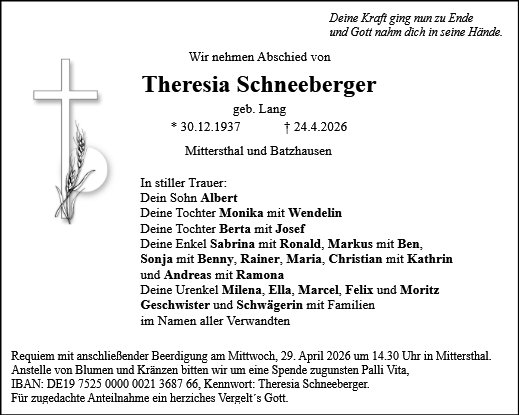 Theresia Schneeberger