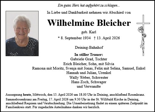 Wilhelmine Bleicher