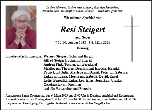 Resi Steigert