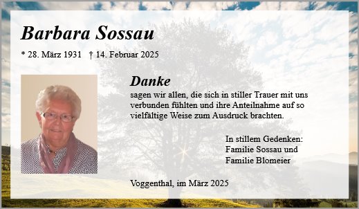 Barbara Sossau