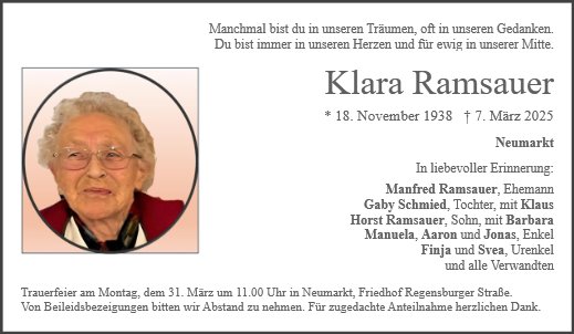 Klara Ramsauer