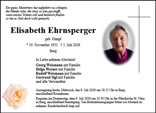 Elisabeth Ehrnsperger