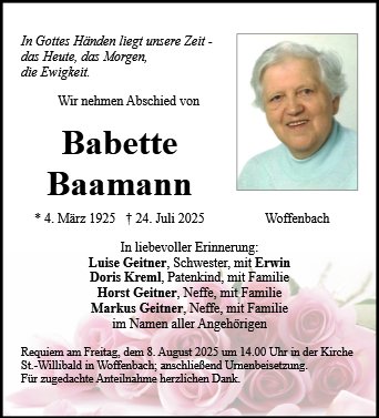 Babette Baamann