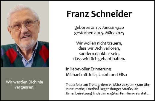 Franz Schneider
