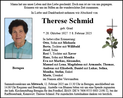 Theresia Schmid