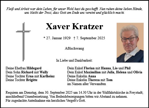 Xaver Kratzer