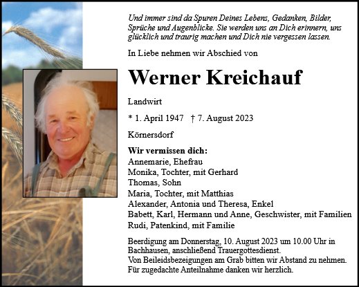 Werner Kreichauf