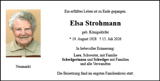 Elsa Strohmann