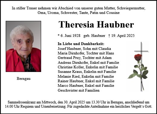 Theresia Haubner