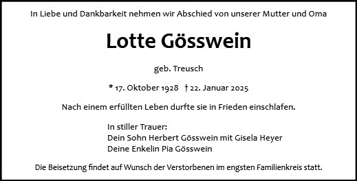 Lotte Gößwein