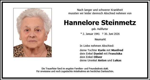 Hannelore Steinmetz