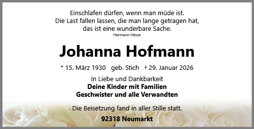 Johanna Hofmann