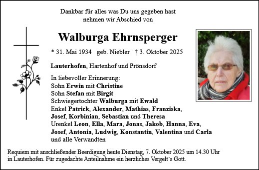 Walburga Ehrnsperger