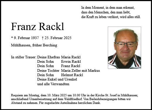 Franz Rackl