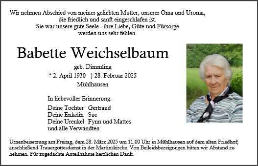 Babette Weichselbaum