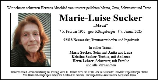 Marie-Luise Sucker