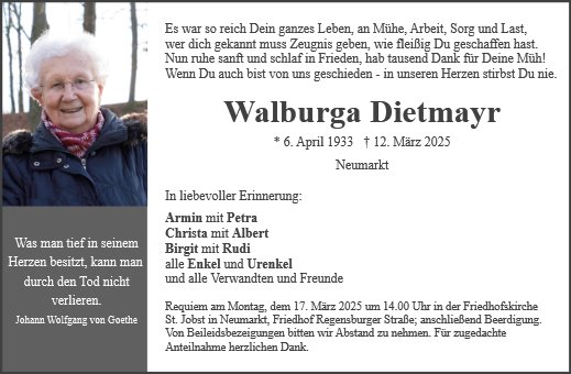 Walburga Dietmayr