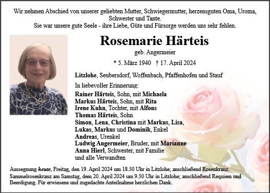Rosemarie Härteis