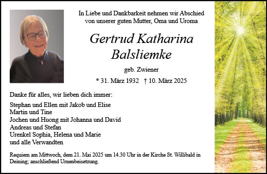 Gertrud Balsliemke