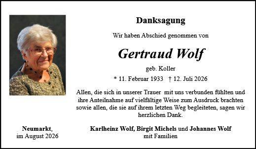 Gertraud Wolf