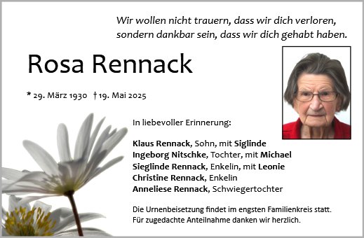 Rosa Rennack