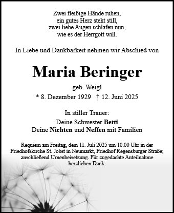 Maria Beringer