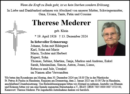 Therese Mederer