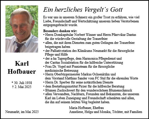 Karl Hofbauer
