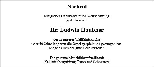 Ludwig Haubner