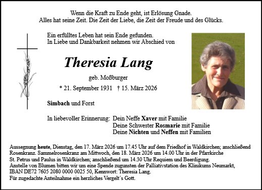 Theresia Lang