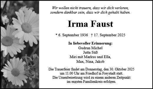 Irma Faust