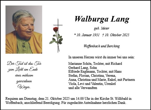 Walburga Lang