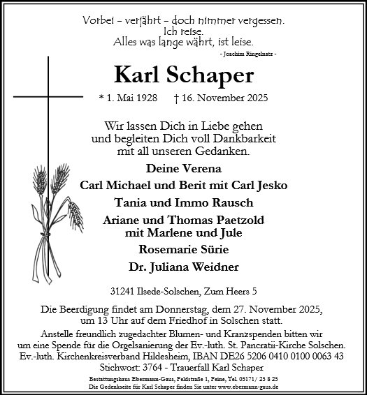 Karl Schaper